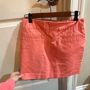 Calvin Klein Vibrant Coral Mini Skirt